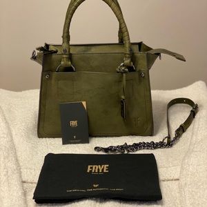 FRYE Demi Satchel (Olive)